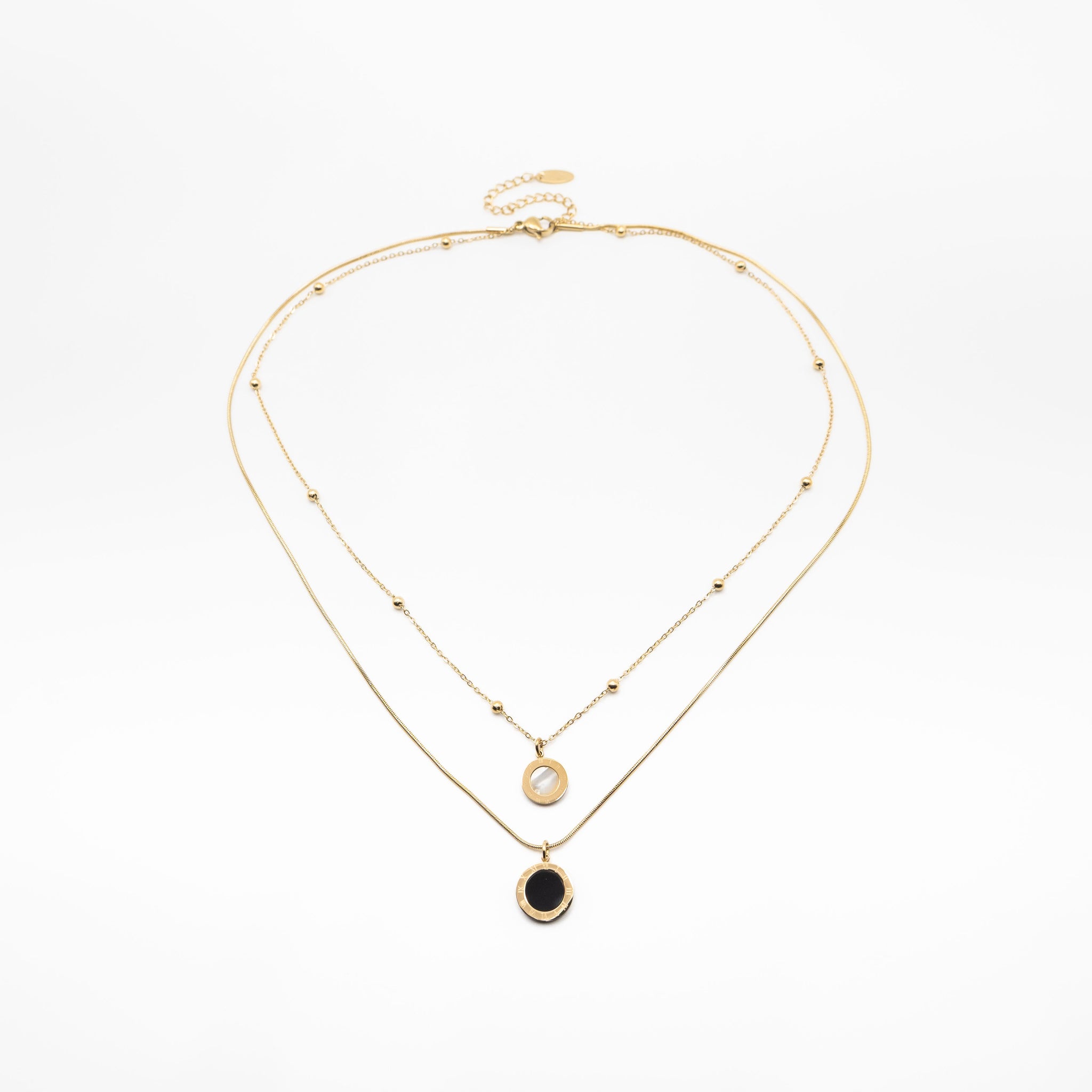 Collar Multicadena Reloj