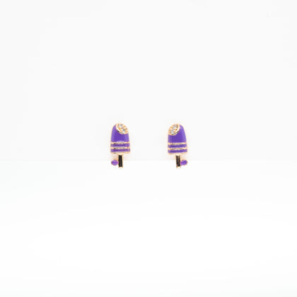 Aretes De Paleta Strass