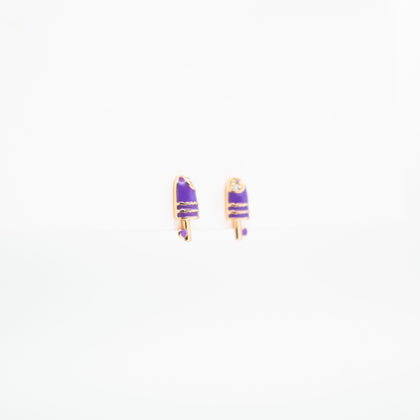 Aretes De Paleta Strass