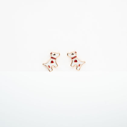 Aretes Con Dije De Perro