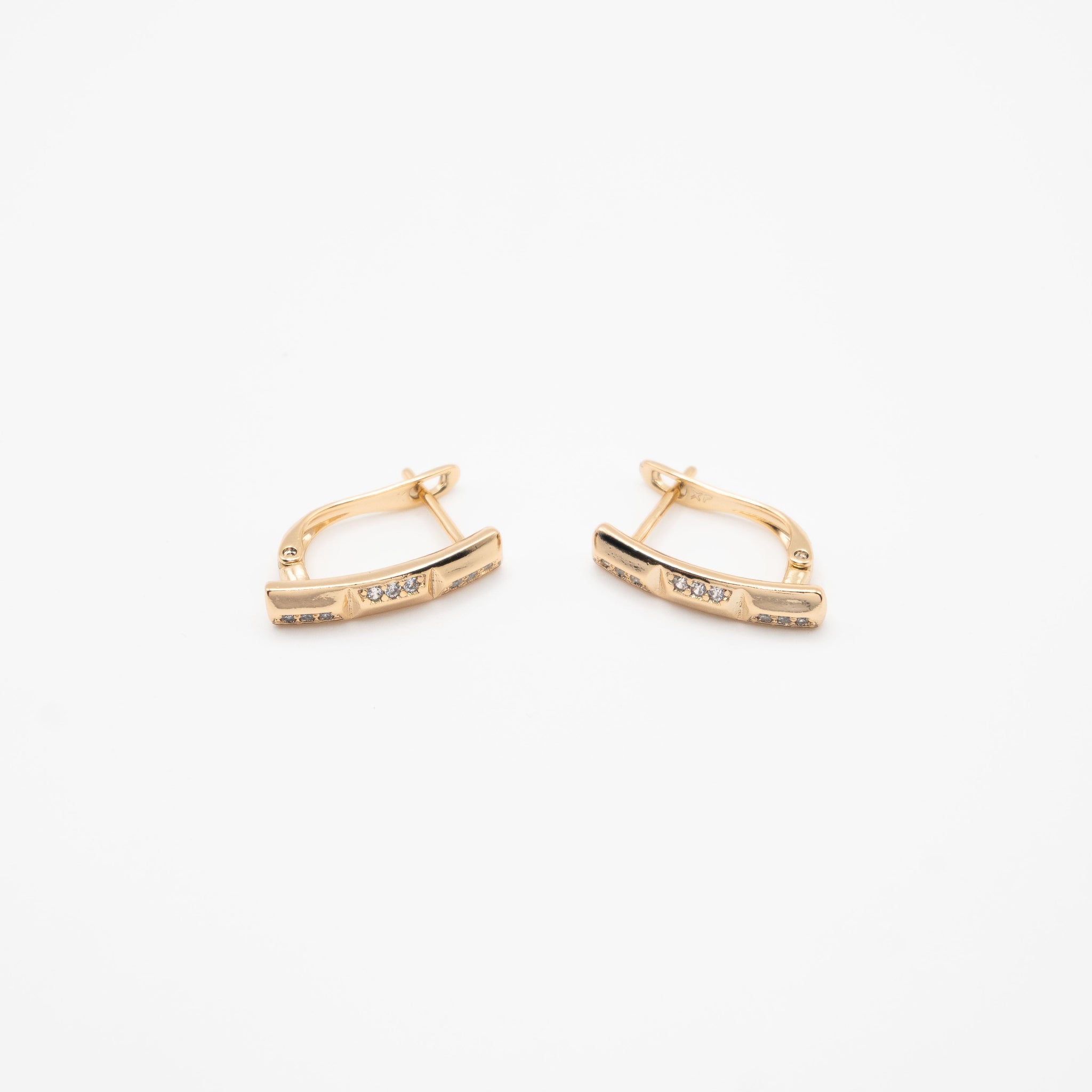 Aretes Dorados Strass