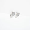 Aretes Plateados Con Strass