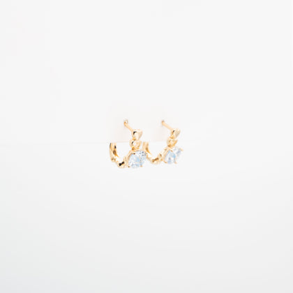 Aretes De Argolla Circonia
