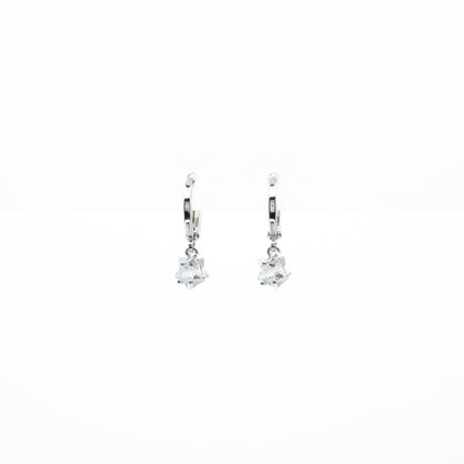 Aretes De Argolla Con Circonia