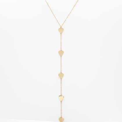 Collar Largo De Corazones