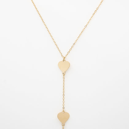 Collar Largo De Corazones