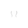 Aretes Ondulados Strass