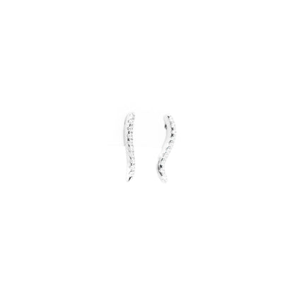 Aretes Ondulados Strass