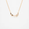 Collar Con Dije De Alas Strass