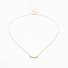 Collar Con Dije De Alas Strass