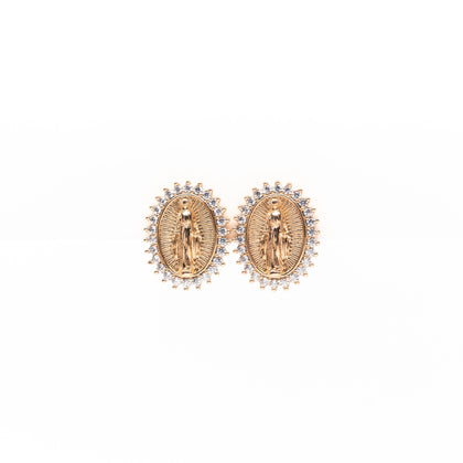 Aretes De Virgen De Guadalupe