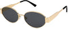 Lentes Retro Dorados Ovalado