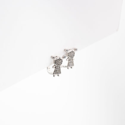 Aretes Charm Niña Strass