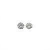 Aretes Strass Plateado
