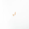 Aretes Ovalados Con Glitter Dorado