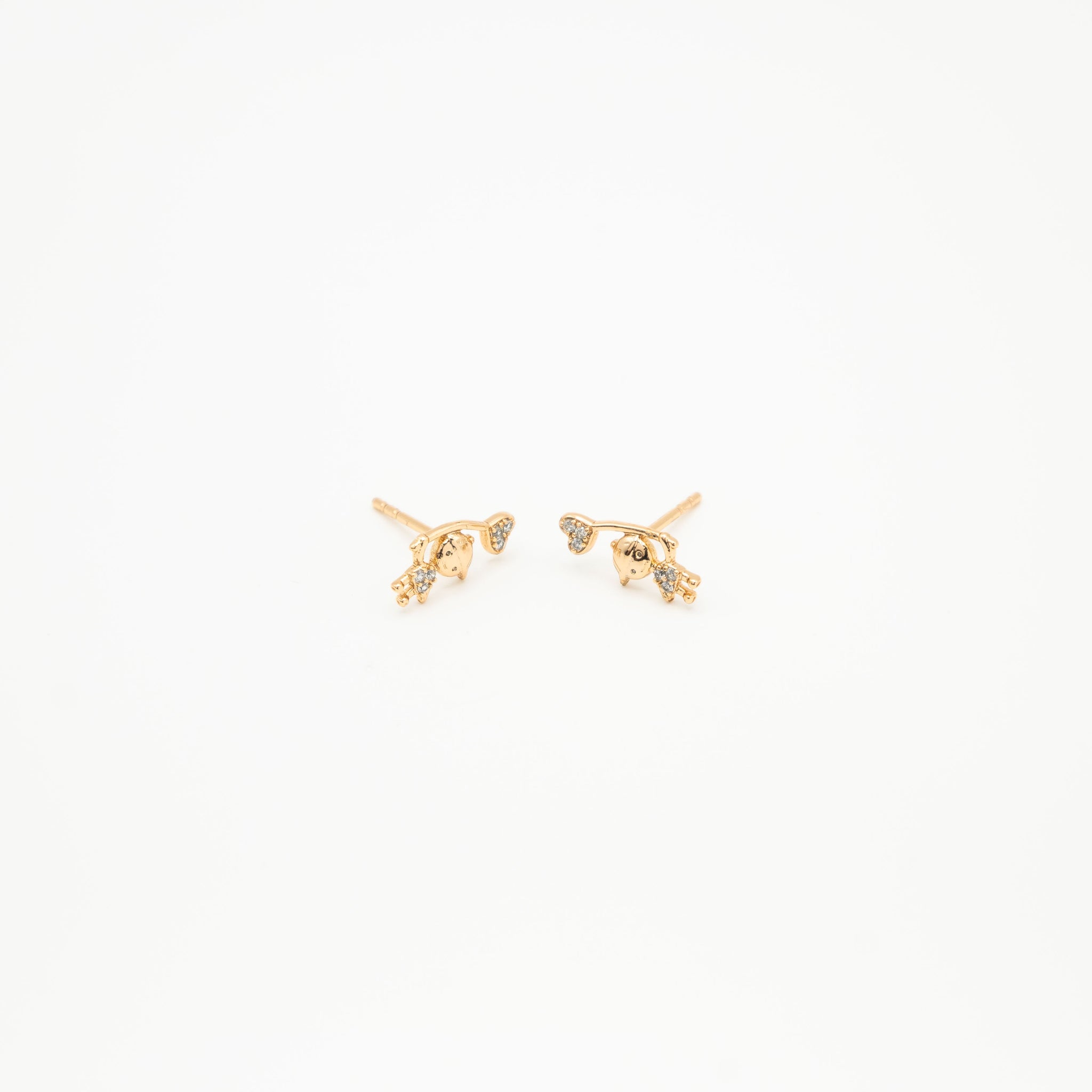 Aretes Niño Con Globo Strass