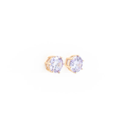 Aretes De Circonia Grande Morada