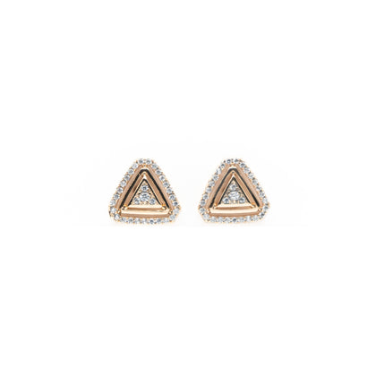 Aretes De Triángulo Con Strass