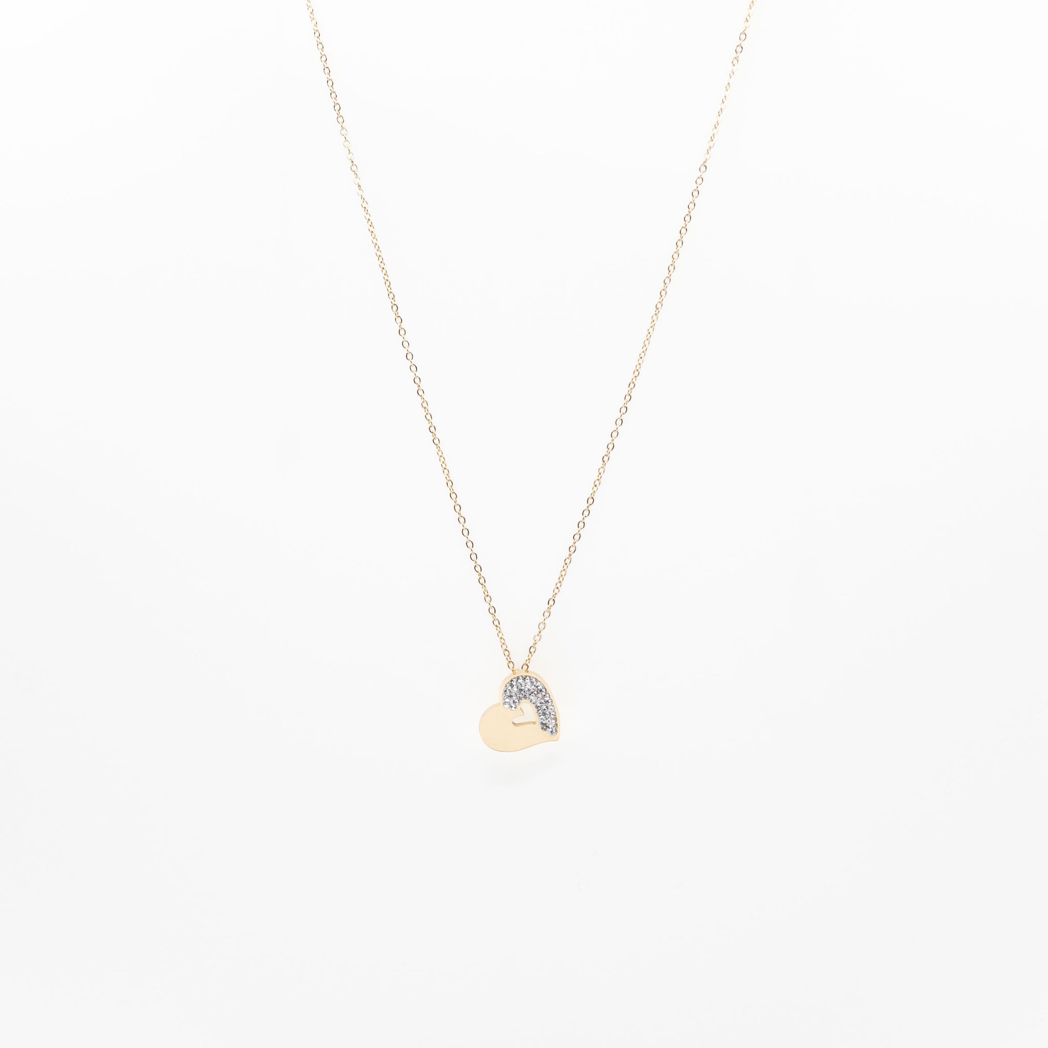 Collar De Corazón Strass