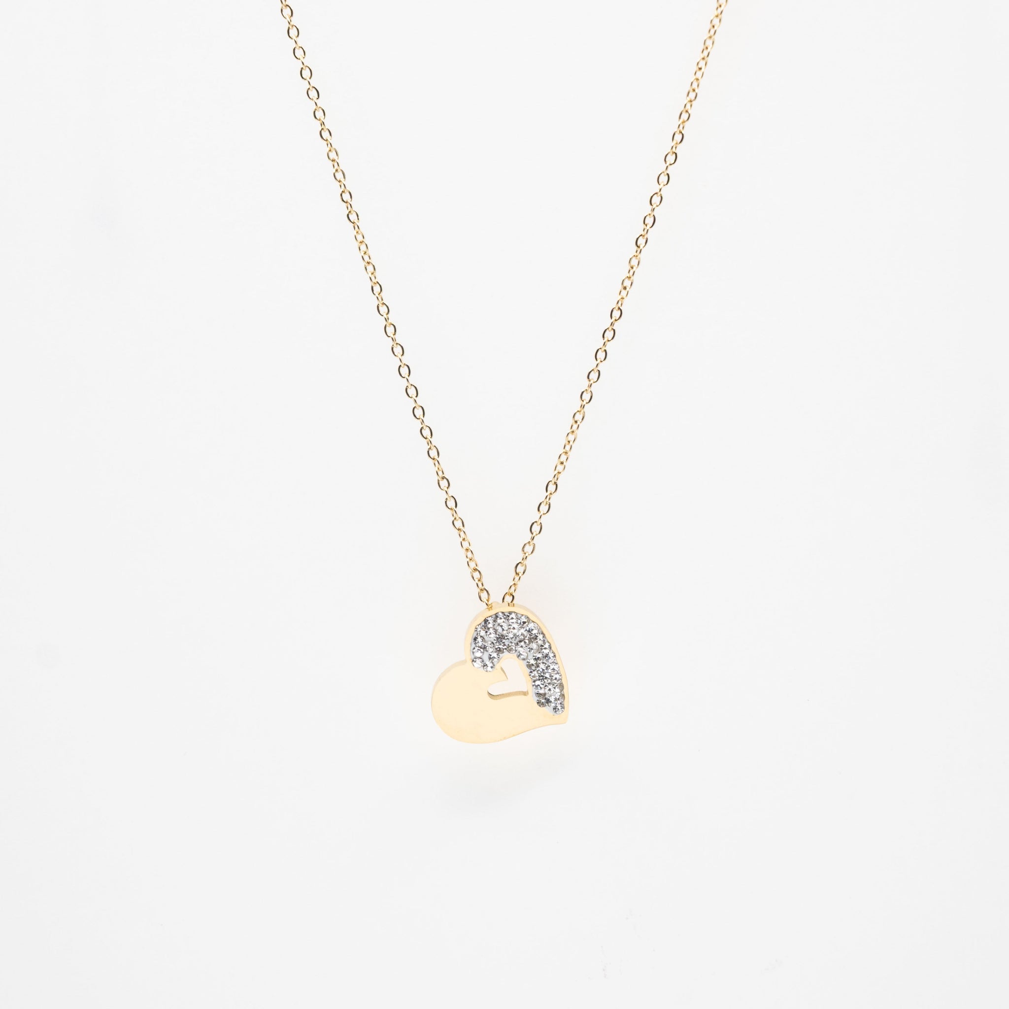 Collar De Corazón Strass