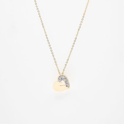 Collar De Corazón Strass