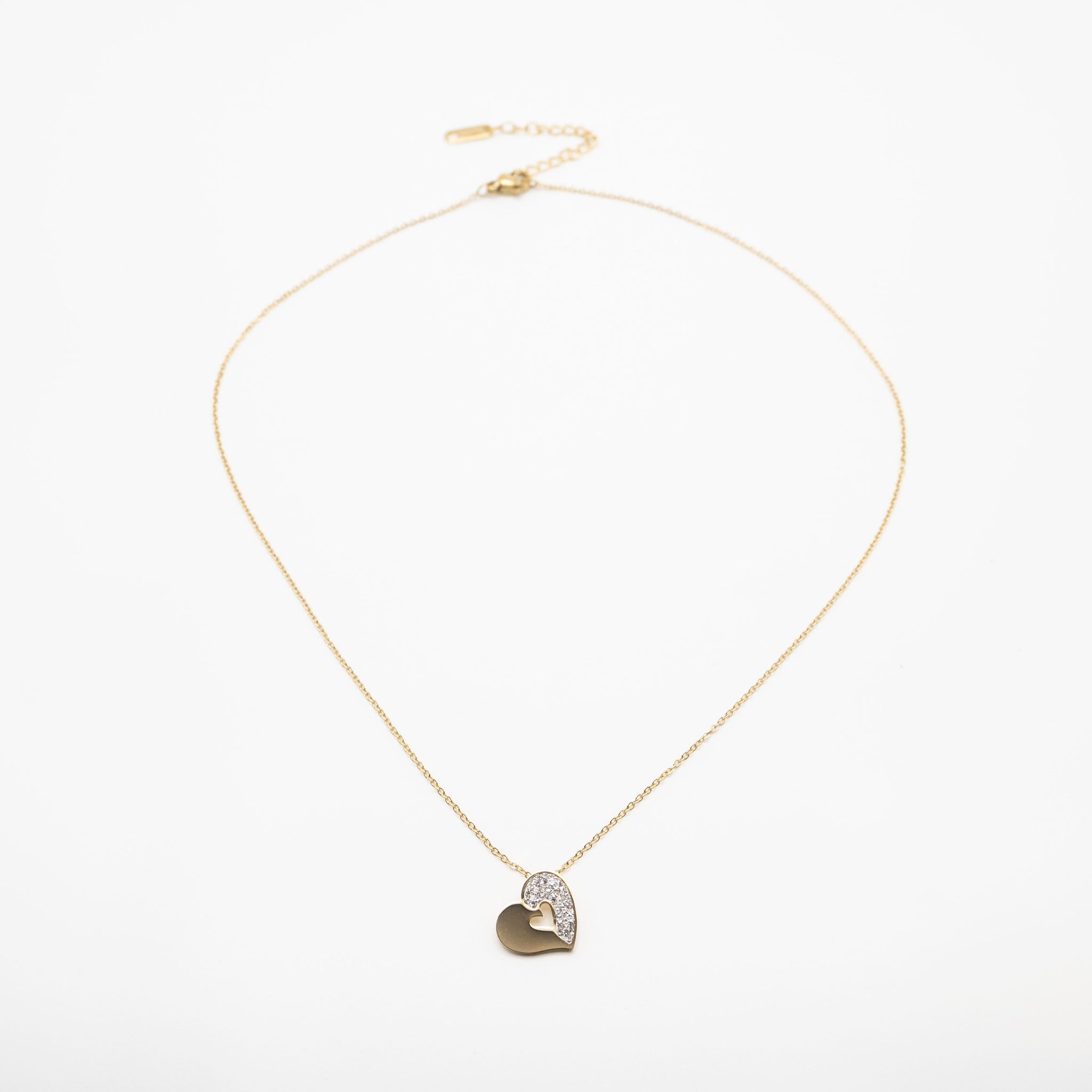 Collar De Corazón Strass