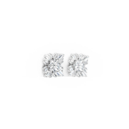 Aretes De Estrella Cuadrada