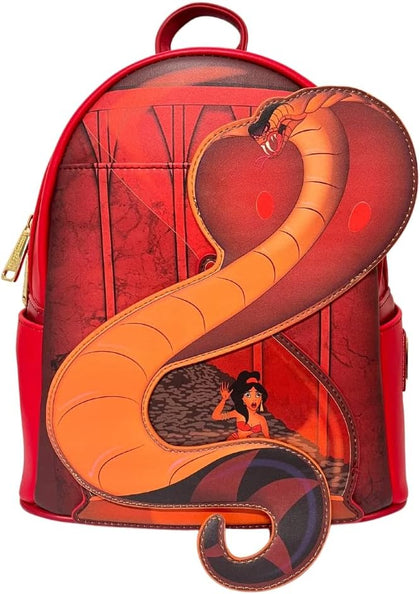 Aladdin Mochila Jasmine y Jafar Serpiente