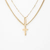 Collar Multicadena Cruz