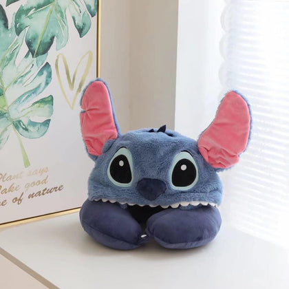 Stitch Almohada De Viaje Morado Azul