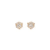 Aretes Escudo Dorado Strass