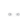 Aretes De Anillos Plateados