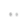 Aretes De Flor Plateado