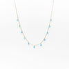 Collar Multidije Circonia Azul