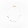 Collar Multidije Circonia Azul