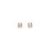 Aretes Cuadrados De Circonia