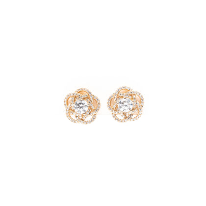 Aretes Entrelazados Strass