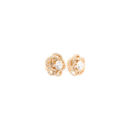 Aretes Entrelazados Strass