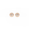 Aretes Circulares De Cruz