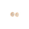 Aretes Circulares De Cruz
