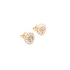 Aretes Circulares De Cruz