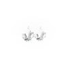 Aretes De Argolla Con Strass