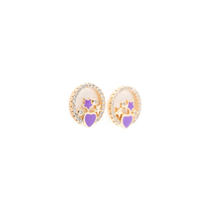 Aretes Corazones Y Estrellas