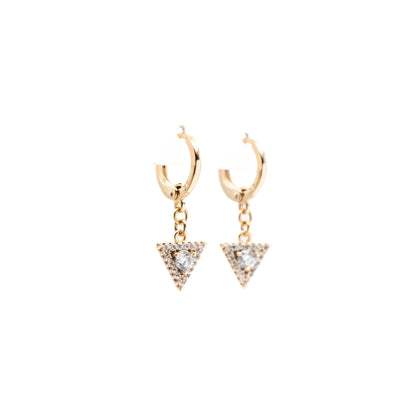 Aretes De Triángulos Colgantes