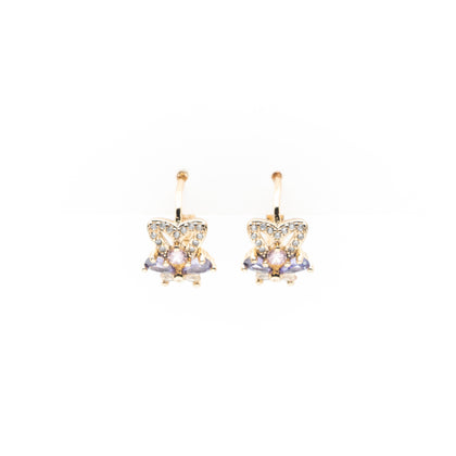 Aretes De Mariposa Strass