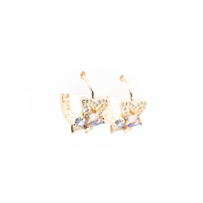 Aretes De Mariposa Strass