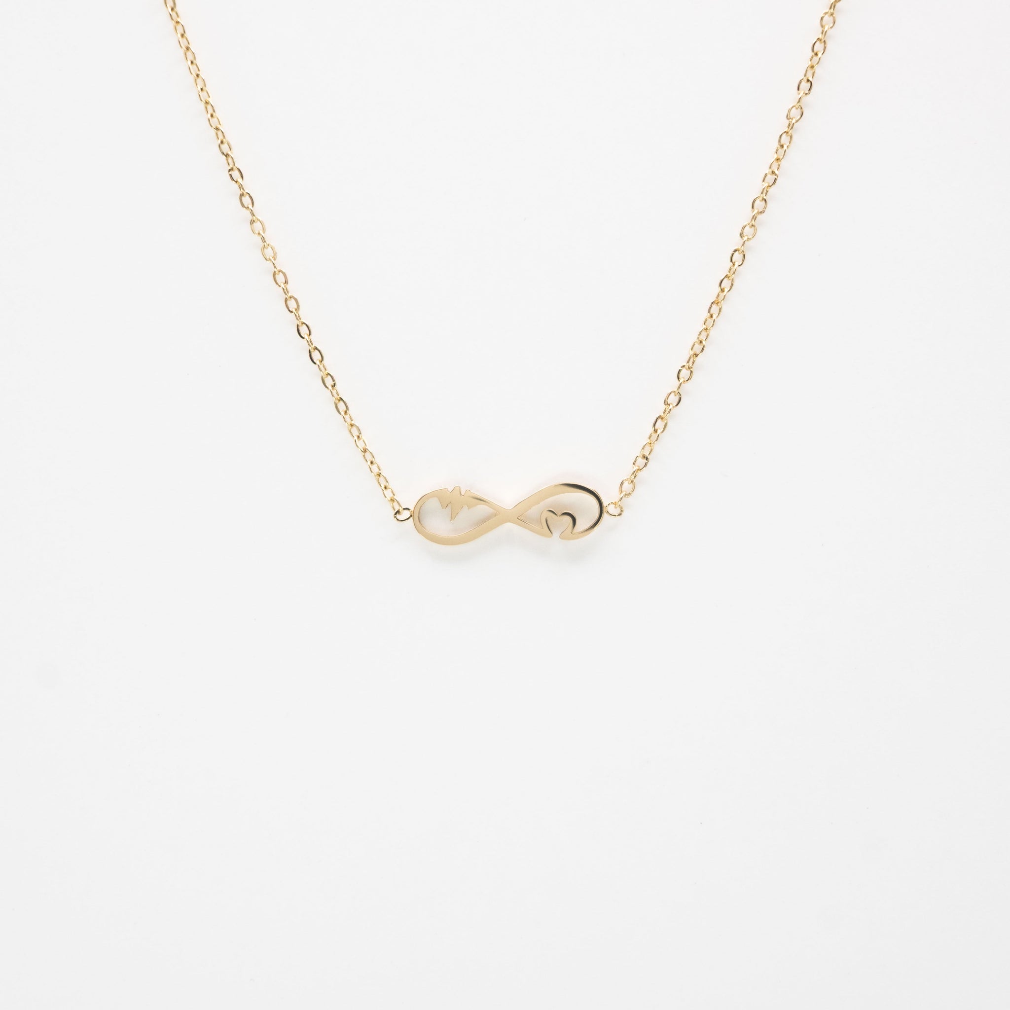 Collar Con Dije De Corazón Infinito