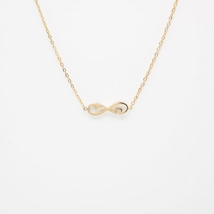 Collar Con Dije De Corazón Infinito