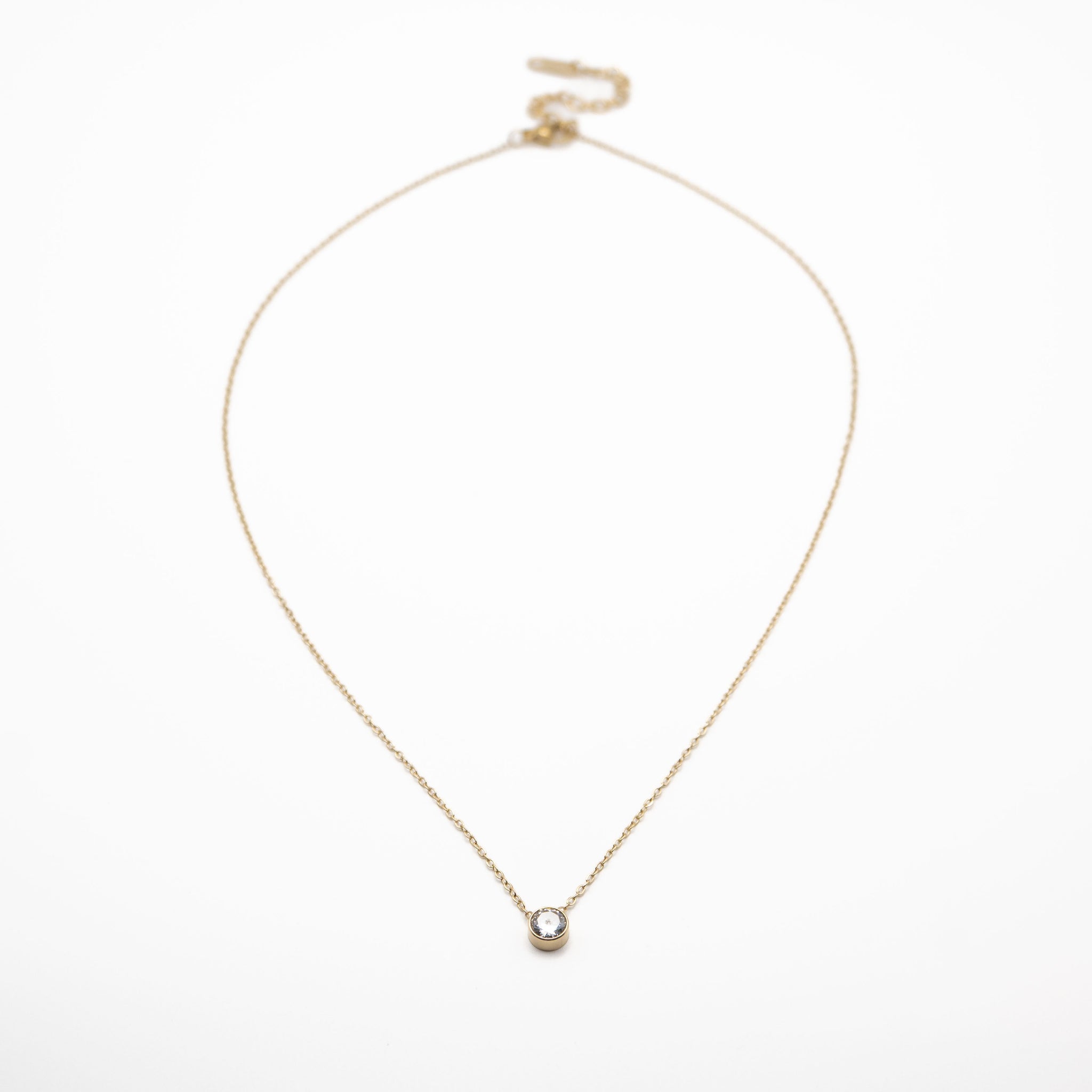 Collar Con Dije De Circonia