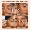 Urban Decay Naked Shaped Paleta de Maquillaje Warm-Toned para Ojos y Rostro